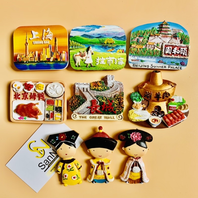 Nam châm tủ lạnh hình ảnh lưu niệm Trung Quốc