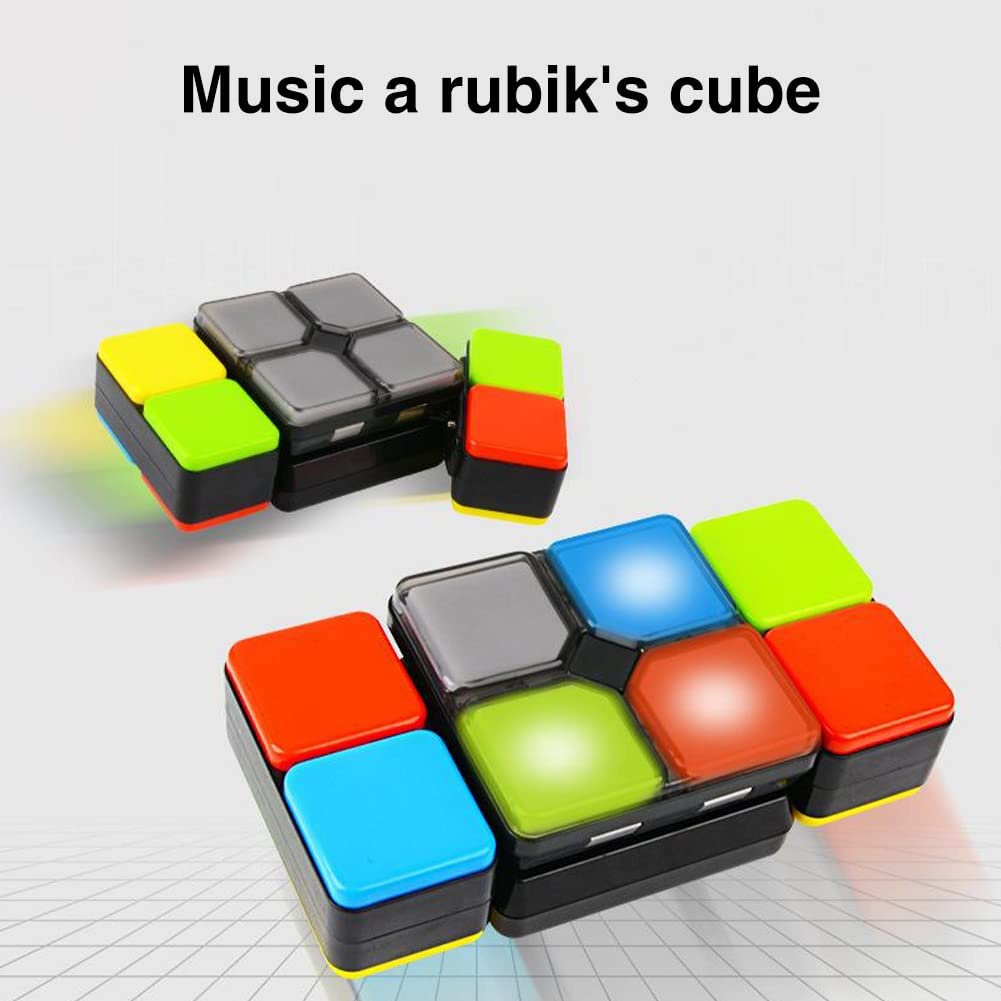 Đồ Chơi Khối Rubik Ma Thuật Có Nhạc Giúp Giảm Căng Thẳng Không Dùng Pin Cho Trẻ Em