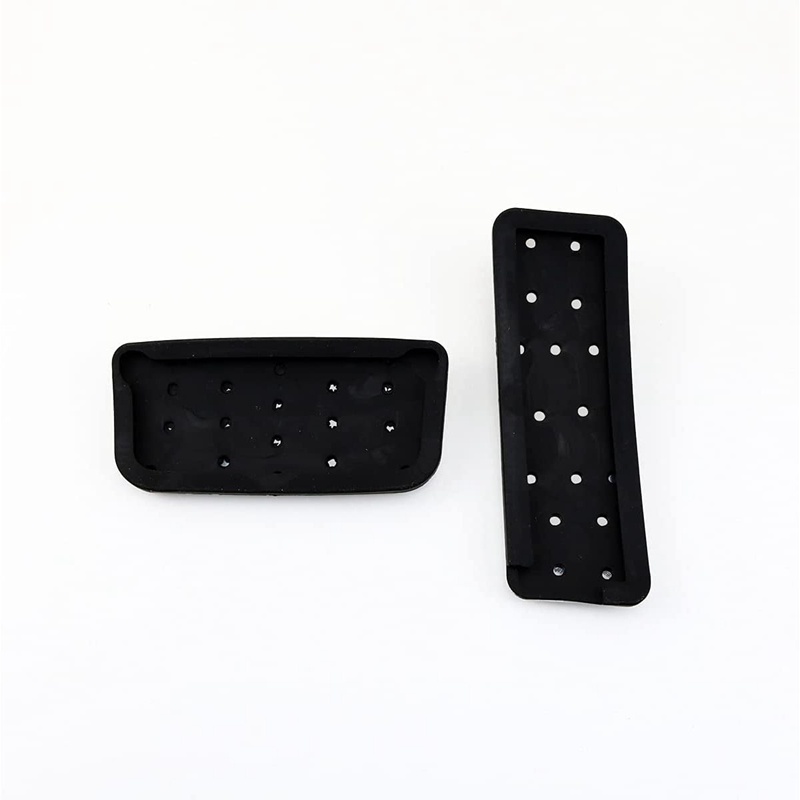 Set 2 Vỏ Bọc Bàn Đạp Ga/Thắng/ Gas/Thắng Bằng Thép Không Gỉ Cho Ford Ranger Everest 2015-2020