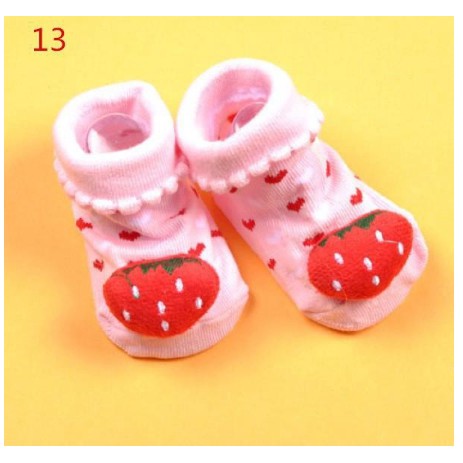 Vớ cotton giữ ấm họa tiết đáng yêu cho bé 0-12 tháng