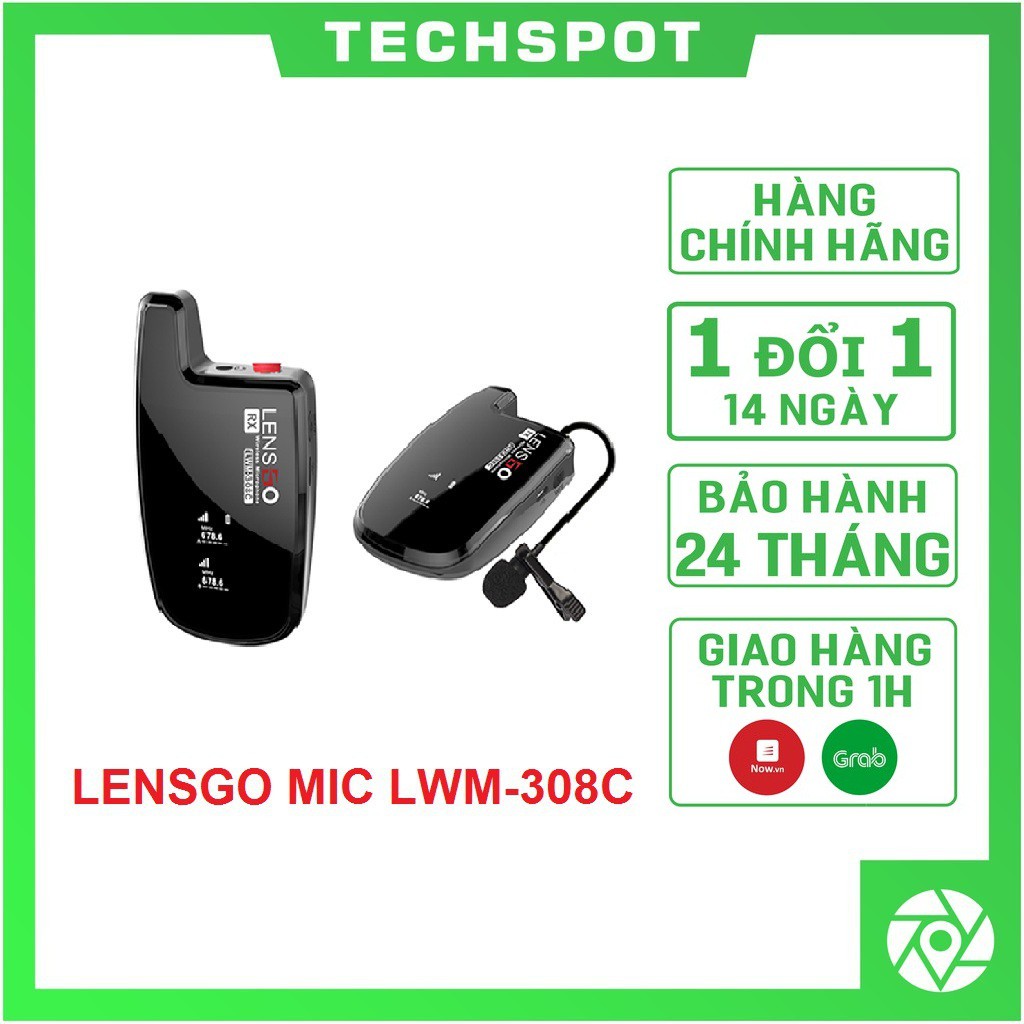 Mic thu âm Lensgo Wireless Microphone LWM-308C (Single)