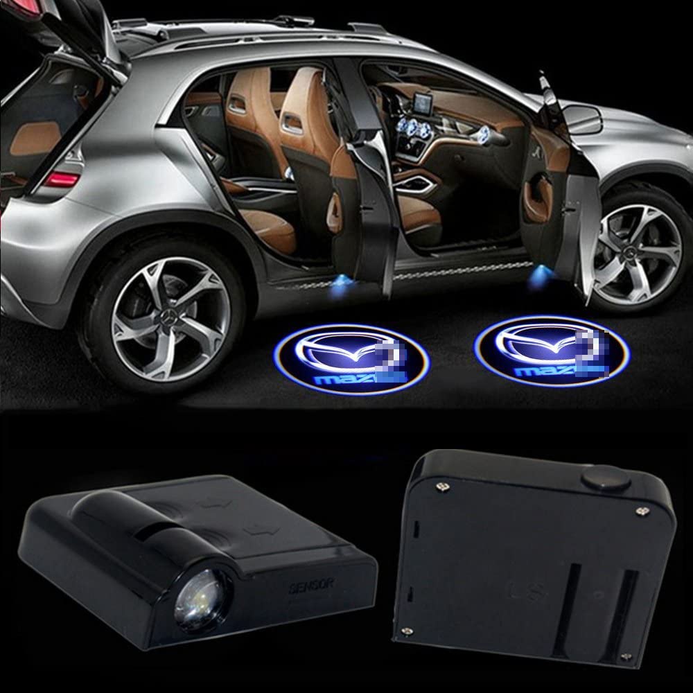 Bộ 2 Đèn Led Chiếu Logo Hãng Xe - Đèn Chào Gắn Cửa Ô Tô