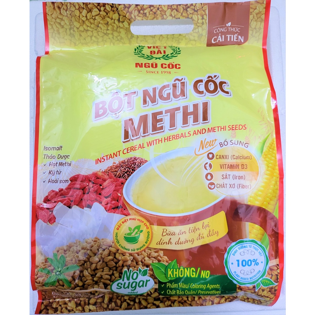 BỘT NGŨ CỐC ĂN KIÊNG   VIỆT ĐÀI Methi Cereal Powder