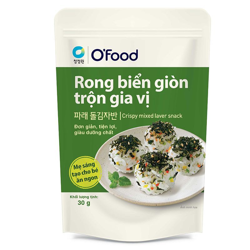 Rong Biển Giòn O’Food Trộn Gia Vị Gói 30G