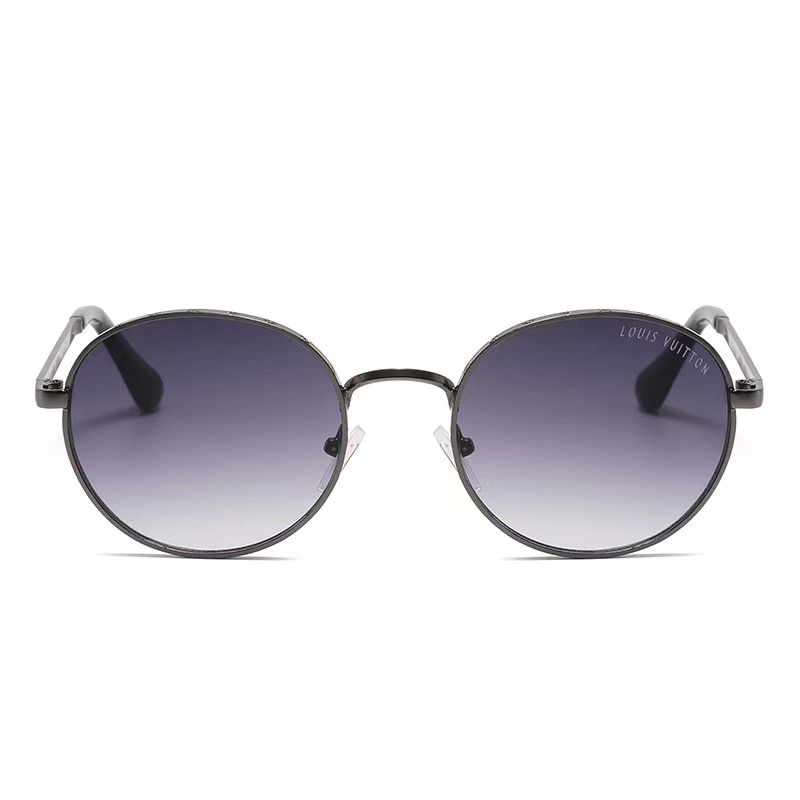 Kính Mát Chống Tia UV400 Tròng Phân Cực Hình Tròn Phong Cách lv Thời Trang Mới 2022 Cho Nam Và Nữ