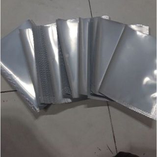 Túi 3 biên 1 mặt bạc một mặt trong