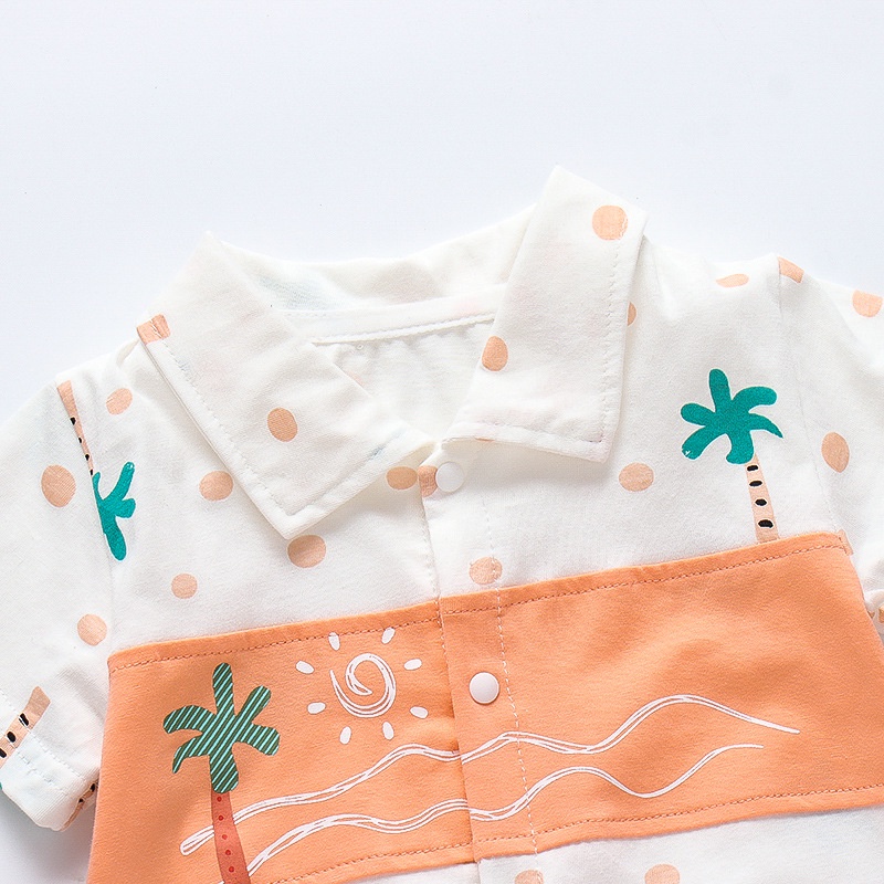 Summer Newborn Baby Romper Onesies Summer New Boys Baby Clothes Cotton Rompers Jumpsuit Bodysuit