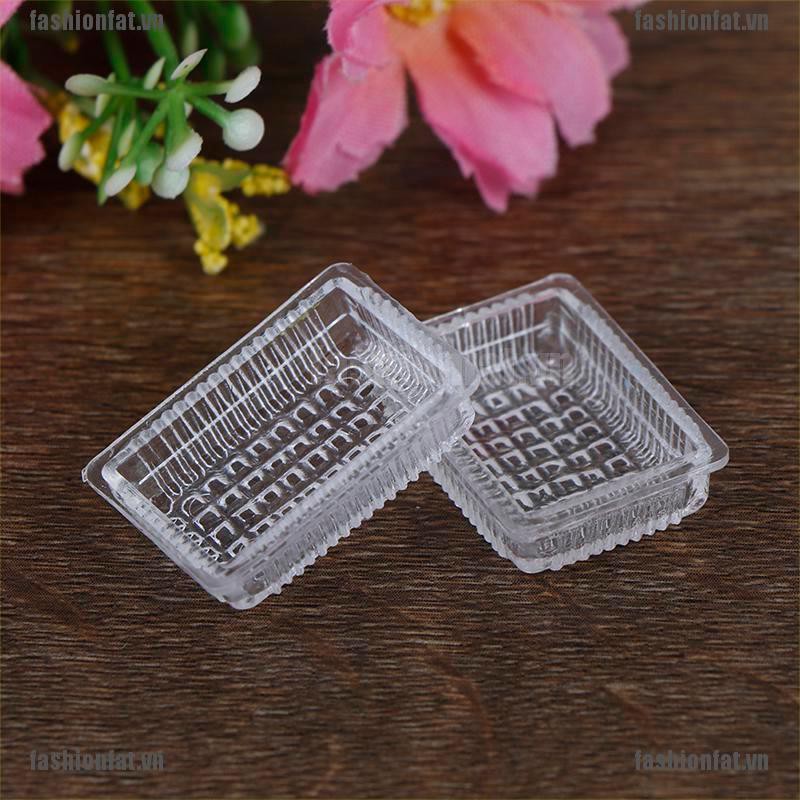 Set 2 Dĩa Sắt Mini 1:12 Cho Nhà Búp Bê
