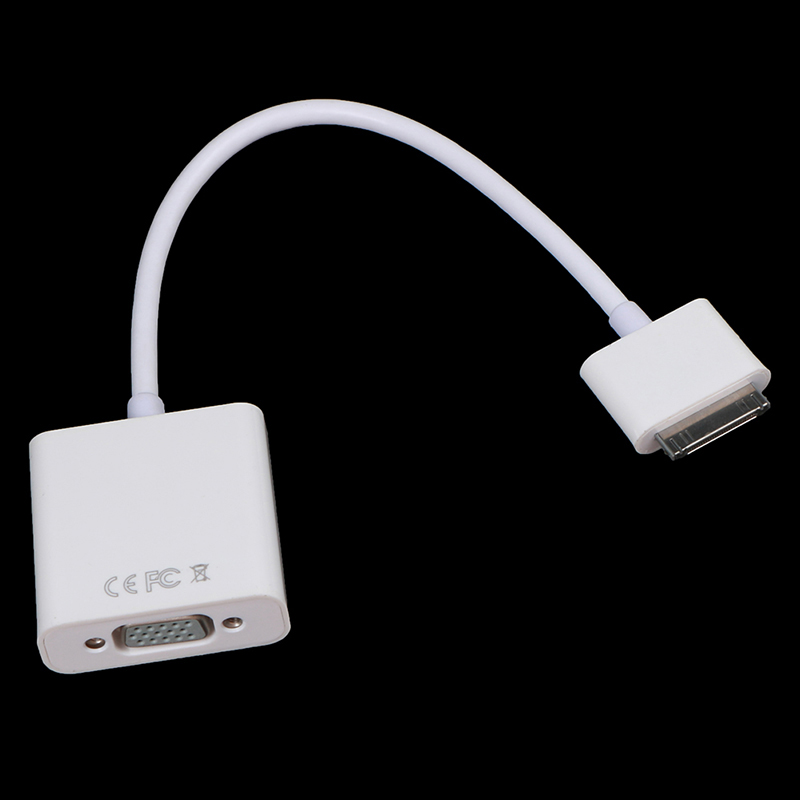 FAVN Bless 30Pin Dock to VGA Video Converter Adapter Cable for iPad 1 2 3 30-Pin VGA adapte Glory