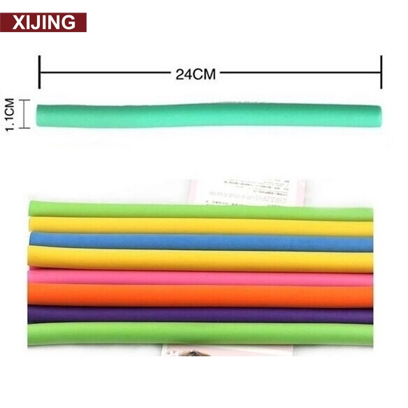 (Hàng Mới Về) Set 10 Dụng Cụ Tạo Kiểu Tóc Xoăn Diy Màu Sắc Ngẫu Nhiên