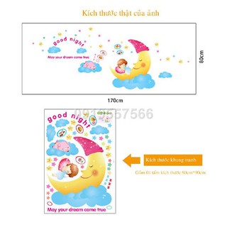 decal chúc bé ngủ ngon