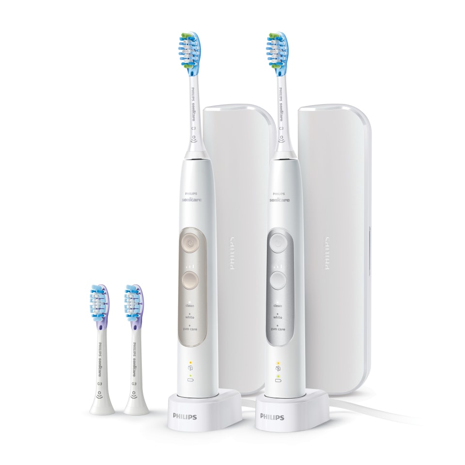 Set 2 bàn chải điện Philips Sonicare ExpertResults 7000