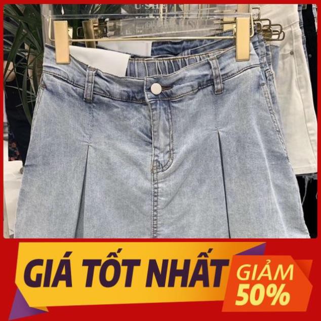 [BÁN GIÁ SỈ] Quần giả váy bò cạp chun sau dễ mặc | BigBuy360 - bigbuy360.vn