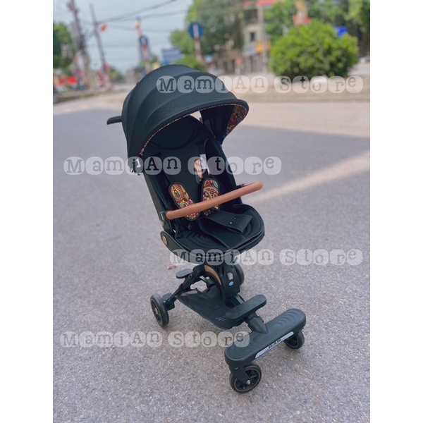 Xe đẩy gấp gọn 2 chiều K9 cho bé Monmon 360 độ, xe đẩy du lịch đa năng chế độ nằm, ngồi thông minh