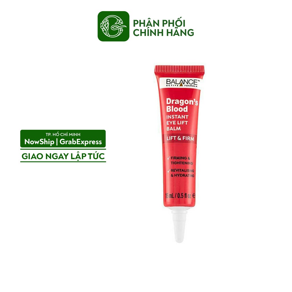 [Giao Ngay Lập Tức] Kem Dưỡng Mắt Balance Dragon's Blood Eye Lift Balm 15ml