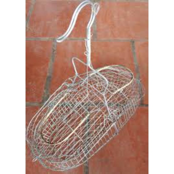 Lồng bẫy chim chào mào- choè bằng kẽm siêu nhạy giá tốt 22x42x40