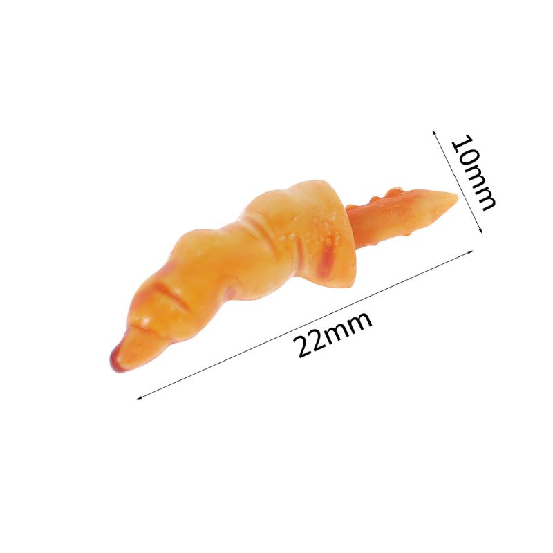 Set 100 Mũi Người Tuyết Bằng Nhựa 10x22mm Làm Đồ Thủ Công Cho Bé