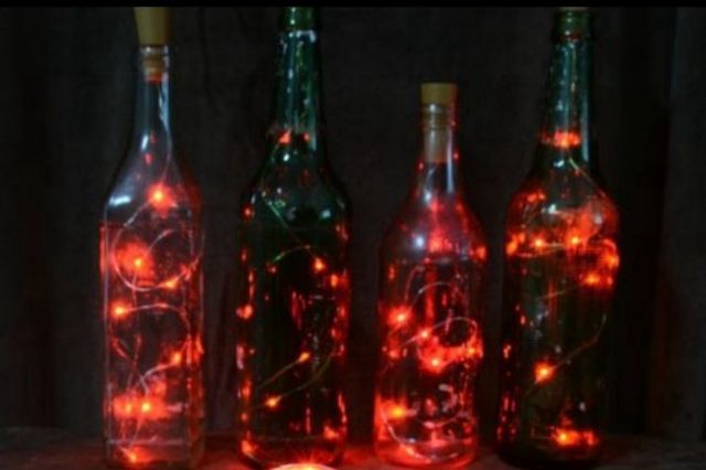 Dây đèn led đom đóm Fairy light 5m kiểu dáng nút chai trang trí