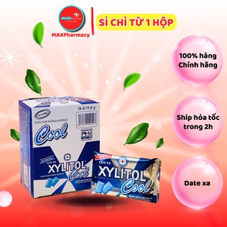  COMBO 10 GÓI Kẹo Gum Không Đường XYLITOL  kẹo cao su  Ngừa sâu răng và Thơm miệng Gói 11,6g - Maxpharmacy 