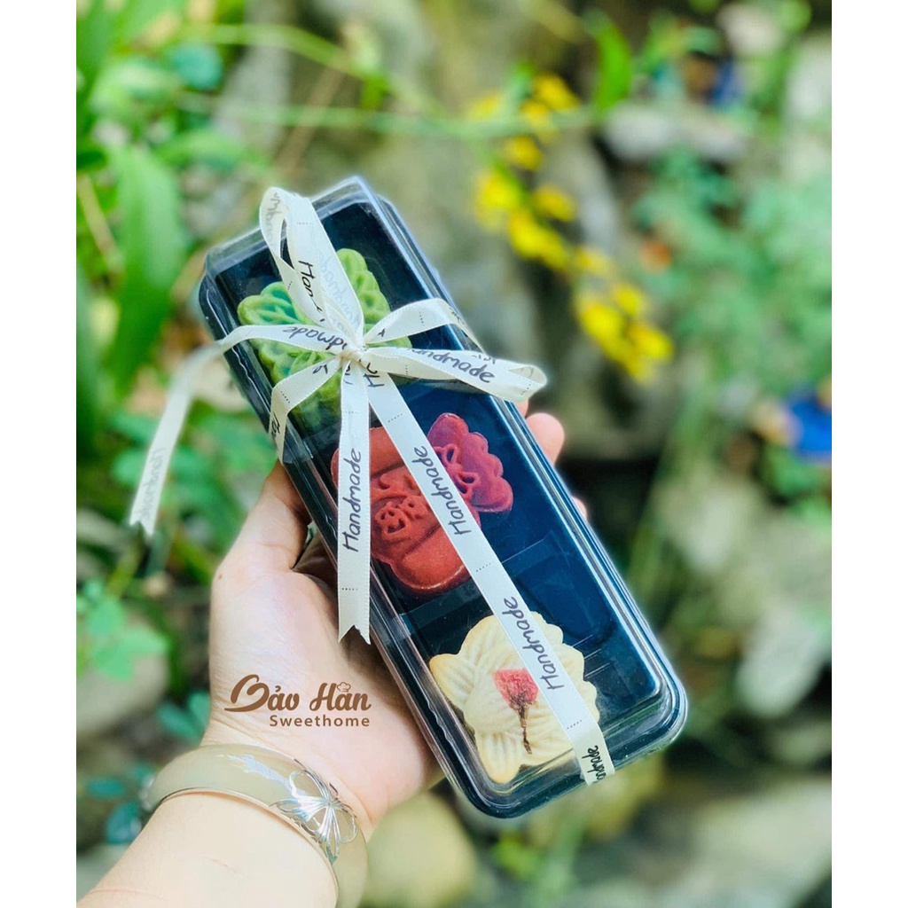 Set 10 hộp W360 đựng 3 bánh trung thu 50-75g