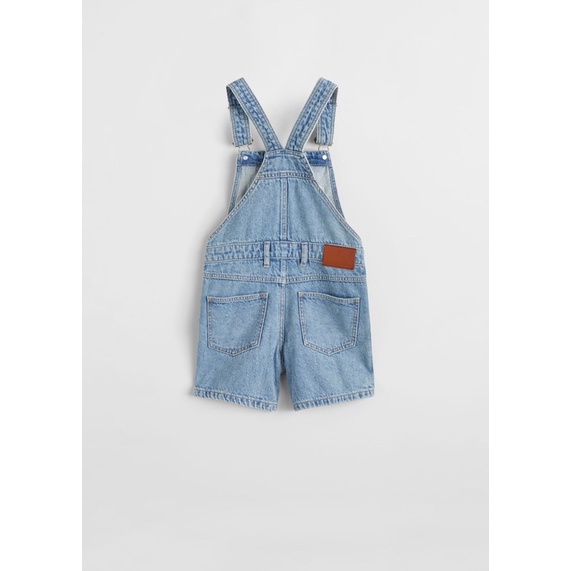 Quần yếm jeans bé gái Mango  5-6y