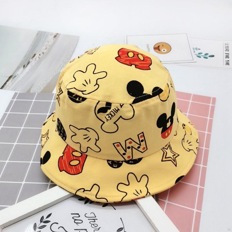 Nón Bucket Hình Chuột Mickey Đáng Yêu Cho Bé