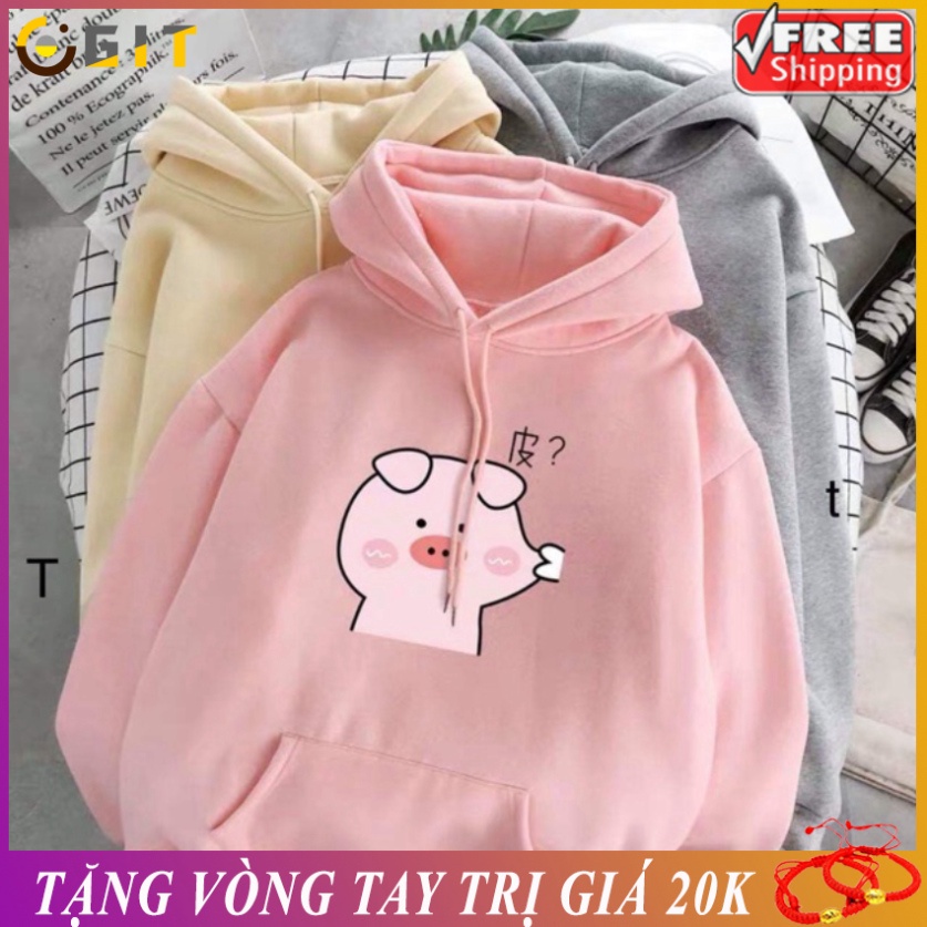 Áo hodie lợn bẹo má Tr&Đ , Thiết kế thời trang phù hợp xu hướng hiện nay, Kiểu dáng đa phong cách.