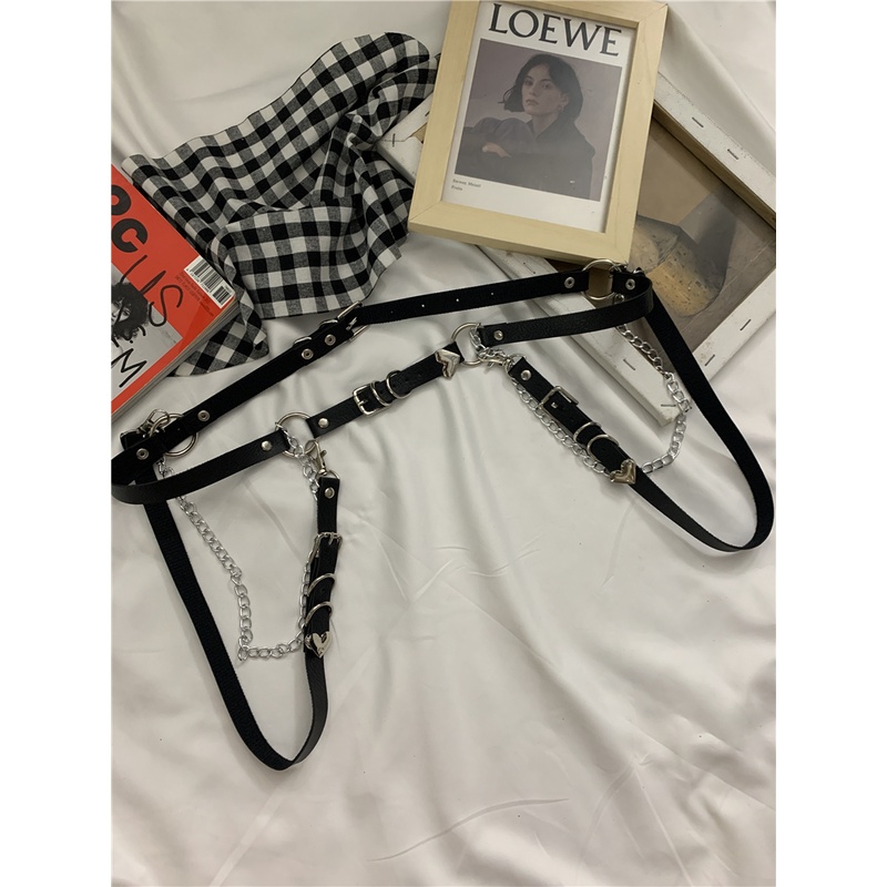 Dây xích đeo hông đa năng phong cách hip hop cá tính thời trang cho nữ 22581