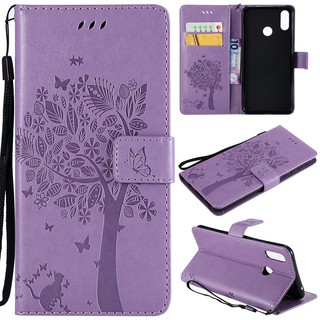 For Huawei Nova 3i/P Smart Plus Cat Tree Leather Flip Stand Case