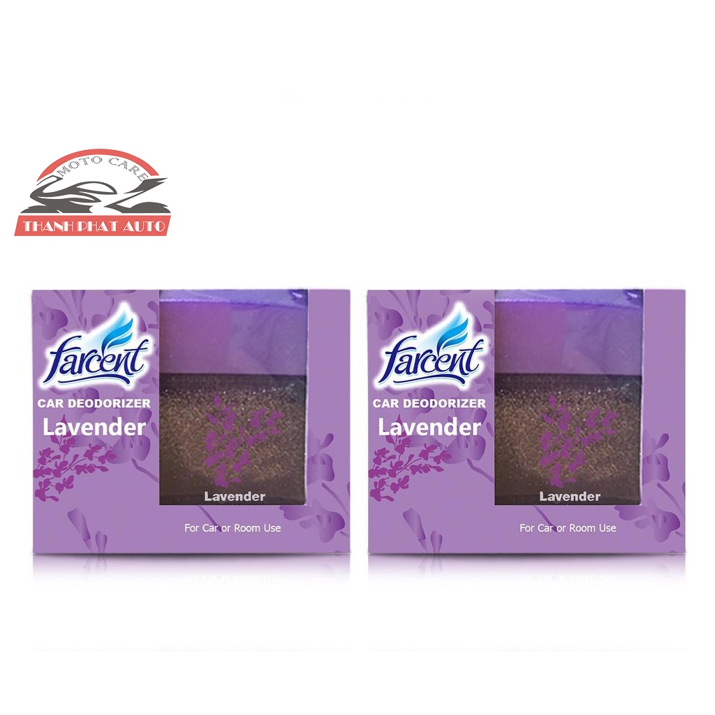 Sáp Thơm Dùng Trong Xe ÔTô Farcent Car Deodorizer Lavender 120G