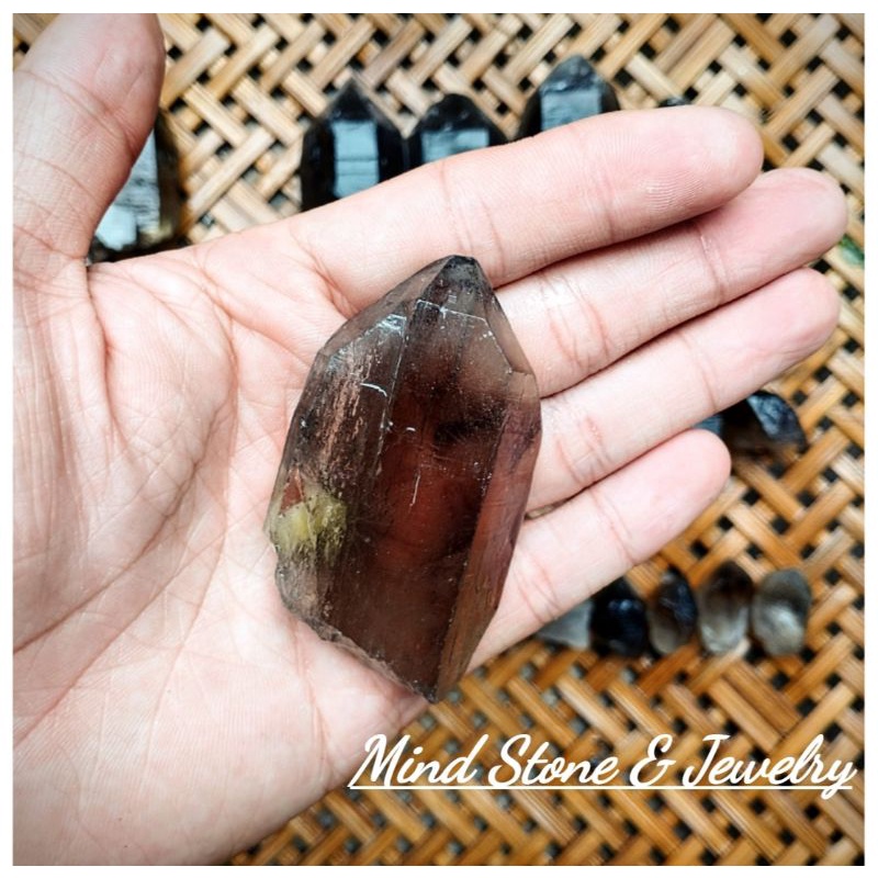 Tinh thể Smoky quartz sưu tầm, trang trí, làm handmade, thanh tẩy năng lượng tiêu cực