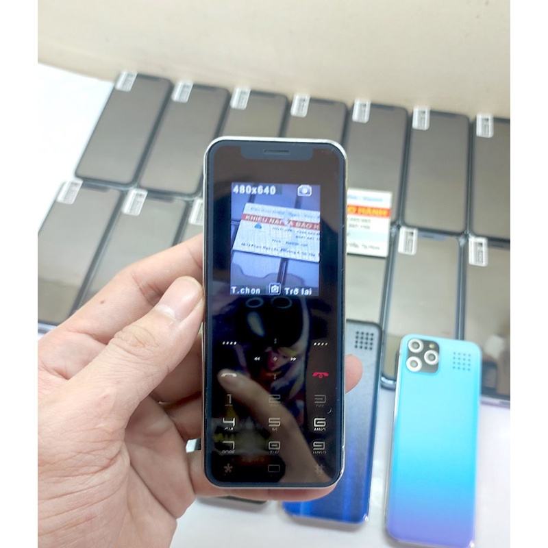 Điện thoại Mini H666 Hỗ trợ 2 sim 2 sóng, 1 khe thẻ nhớ - Hỗ trợ tự động ghi âm cuộc gọi