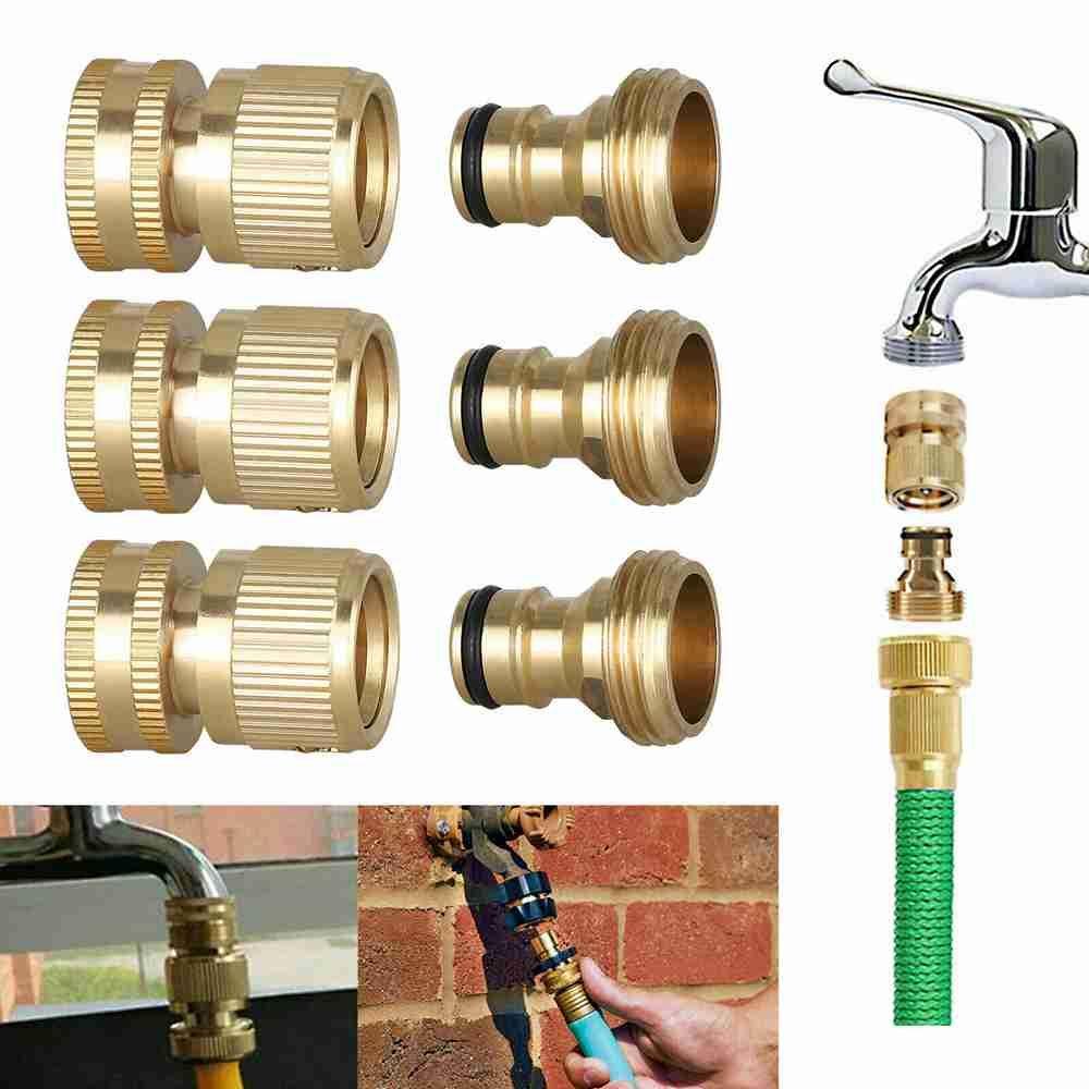 Đầu Nối Ống Nước Bằng Đồng Thau Ket1