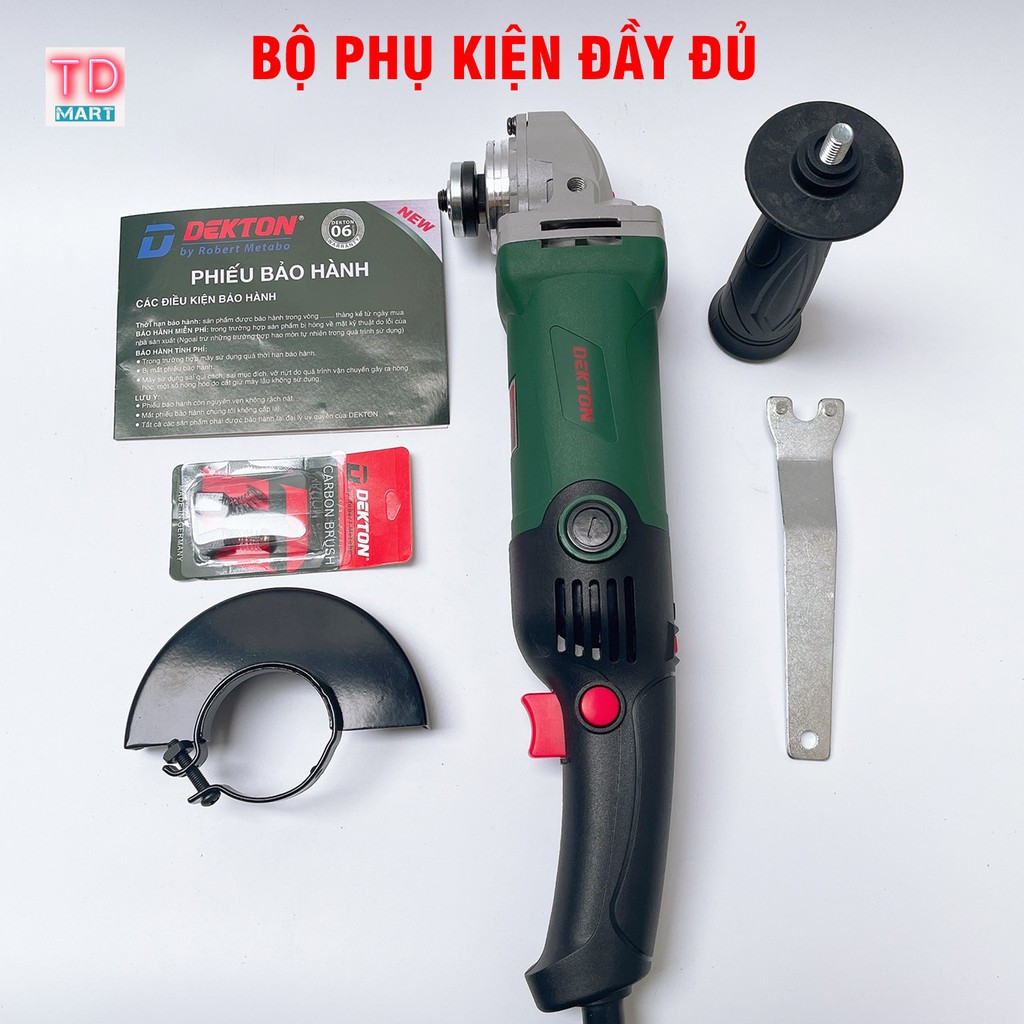 Máy mài DEKTON DK-ag950s 100mm 6 Tốc Độ Đuôi Dài