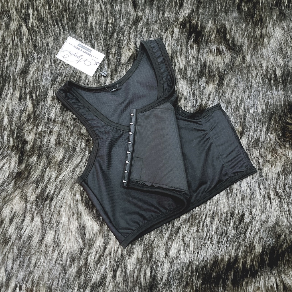 Áo Nịt Ngực Tomboy Lưới Mỏng 4D Thoáng Khí Thể Thao Ba Lỗ Thun Trơn Gen Cứng Có Viền Móc Cài Hông Bigsize  Nguyễn Nguyên