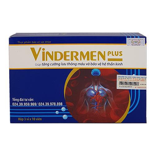 Vindermen Plus (có tem VINH GIA) - Tăng lưu thông máu, bảo vệ thần kinh