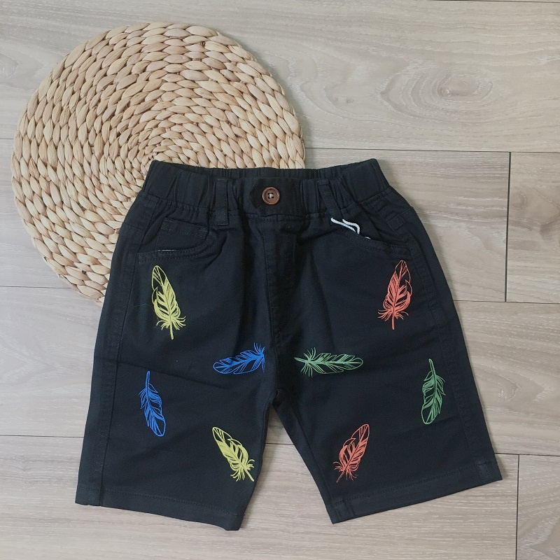 Quần Short KaKi Bé Trai Chất Jean Mộc , Mềm , Co Giãn - Trang 25 Kids Aq006