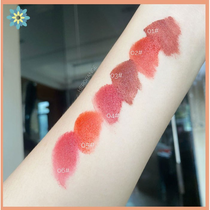 [Hàng mới về] Son Kem Lì Mượt Mà Như Nhung Quyến Rũ Dễ Dùng Tiện Lợi Dành Cho Người Mới