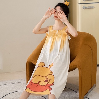 Váy Ngủ Cotton 2 Dây