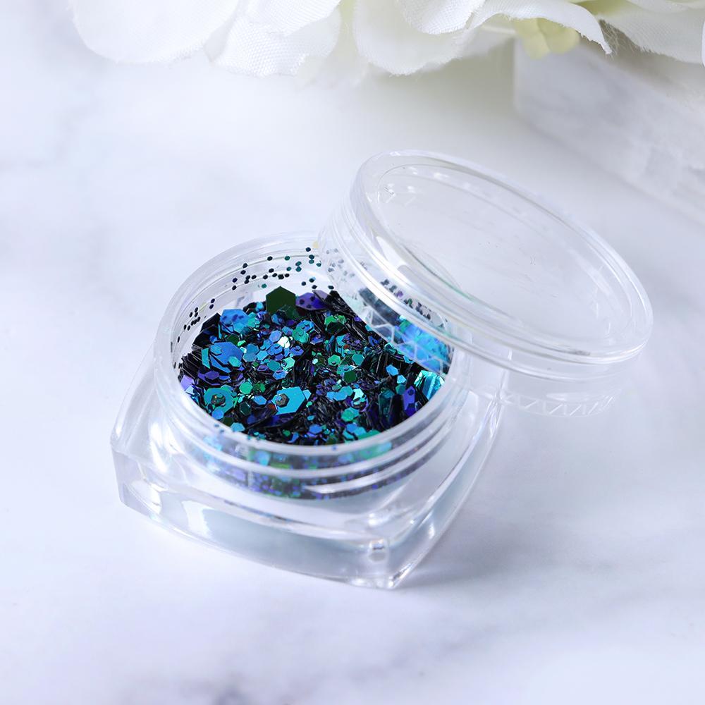 1 Hộp Kim Sa Lục Giác Đính Móng Tay