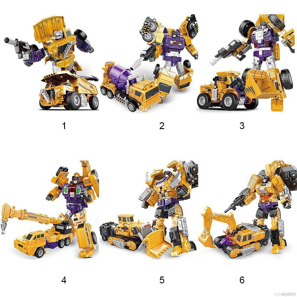 6 in 1 Hook Robot Scraper Of Devastator Action Figure Toys