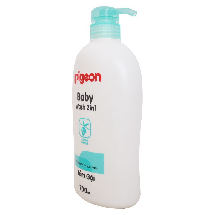 Sữa tắm gội toàn thân Pigeon Baby 2 trong 1 hương Jojoba chai 700ml