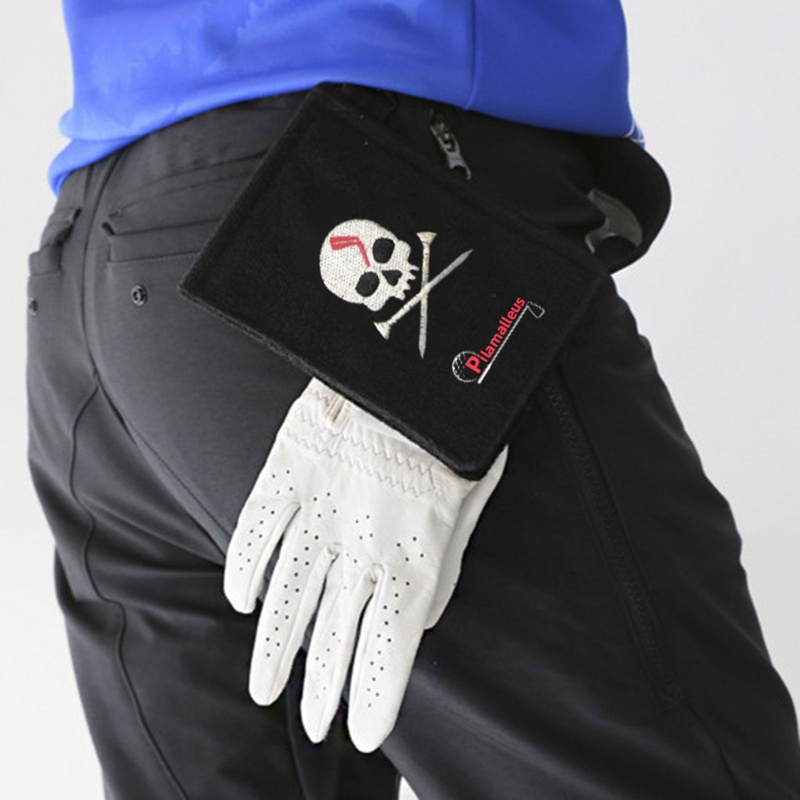 Khăn Lau Gậy Đánh Golf Mini Bằng Polyester &amp; Nam Châm