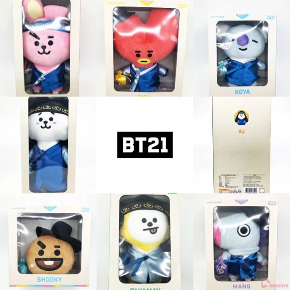 [Chính Hãng] Búp bê hanbok Bt21