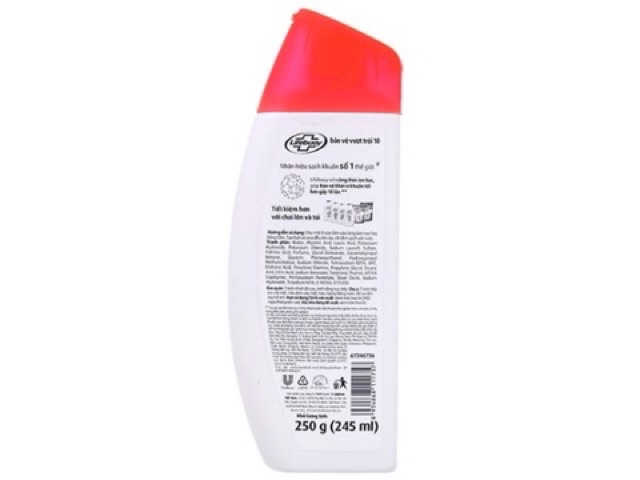 Sữa tắm bảo vệ khỏi vi khuẩn Lifebuoy chăm sóc da và bảo vệ vượt trội 1 chai 245ml