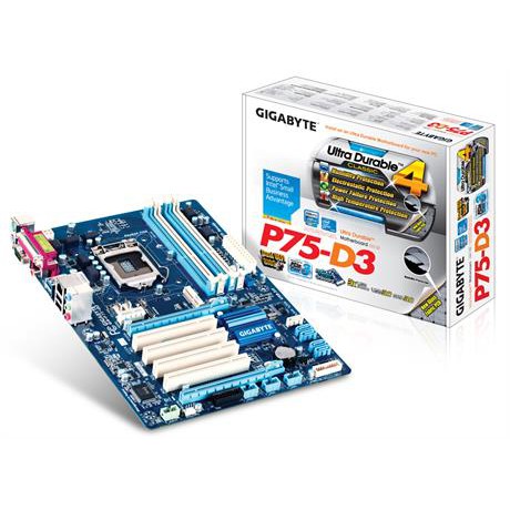 main giga P75 D3 sk 1155,4 khe ram - P75 D3