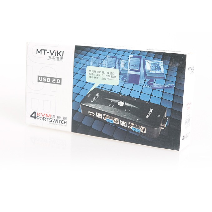 Bộ chia KVM USB MT- VIKI 4 cây dùng 1 màn hình