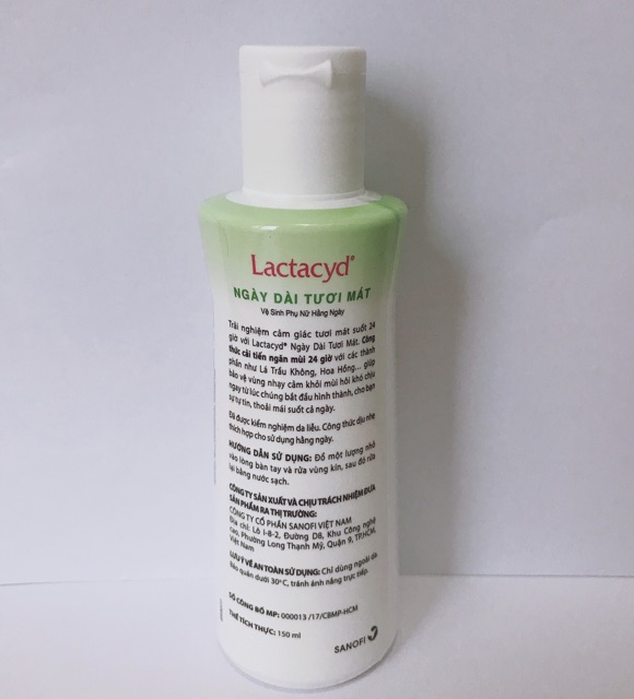 Dung dịch vệ sinh phụ nữ Lactacyd 150ml