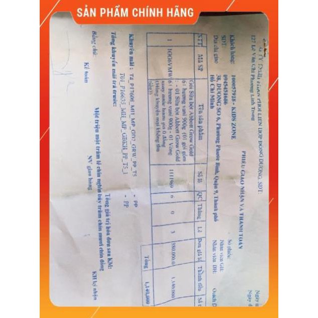 Chính HãngSữa Bột Abbott Grow 1, 2, 3, 4, 3+, 6+ 850gram