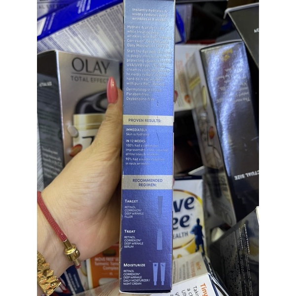kem roc retinol kem xoá nhăn dưỡng ẩm dành cho ban ngày
